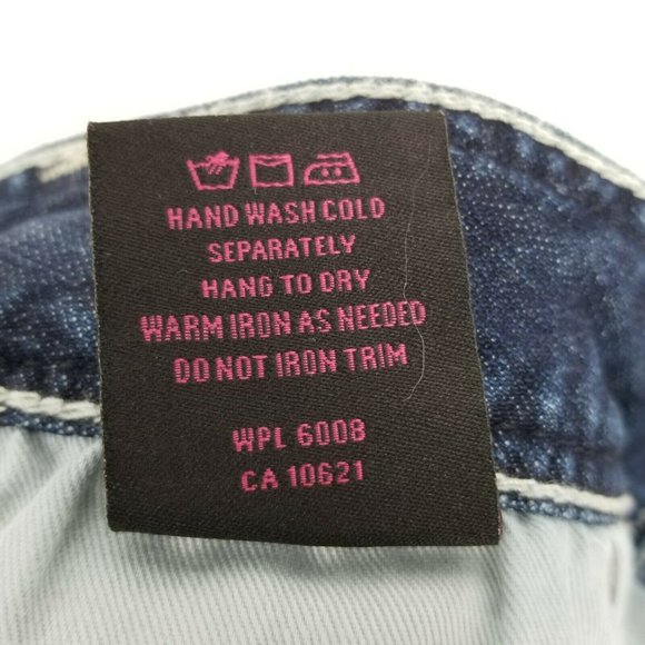 Rock & Roll Womens Blue Boyfriend Jeans Size 31X30 - Picture 10 of 10